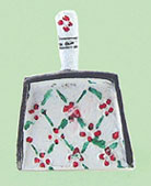 Dollhouse Miniature Dust Pan W/Cherry Design